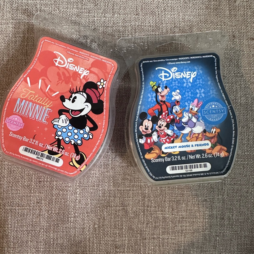 Scentsy Disney Wax Bars - Totally Minnie and Mickey Mouse & Friends